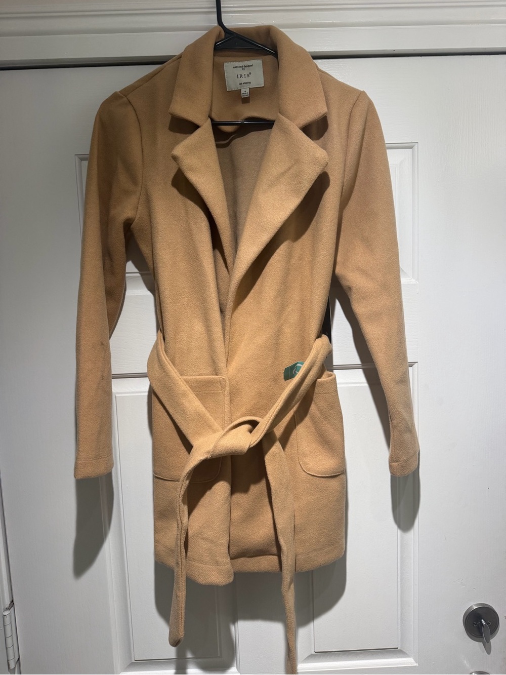 iris Camel Belted Trench Coat